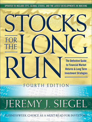 cover image of Stocks for the Long Run